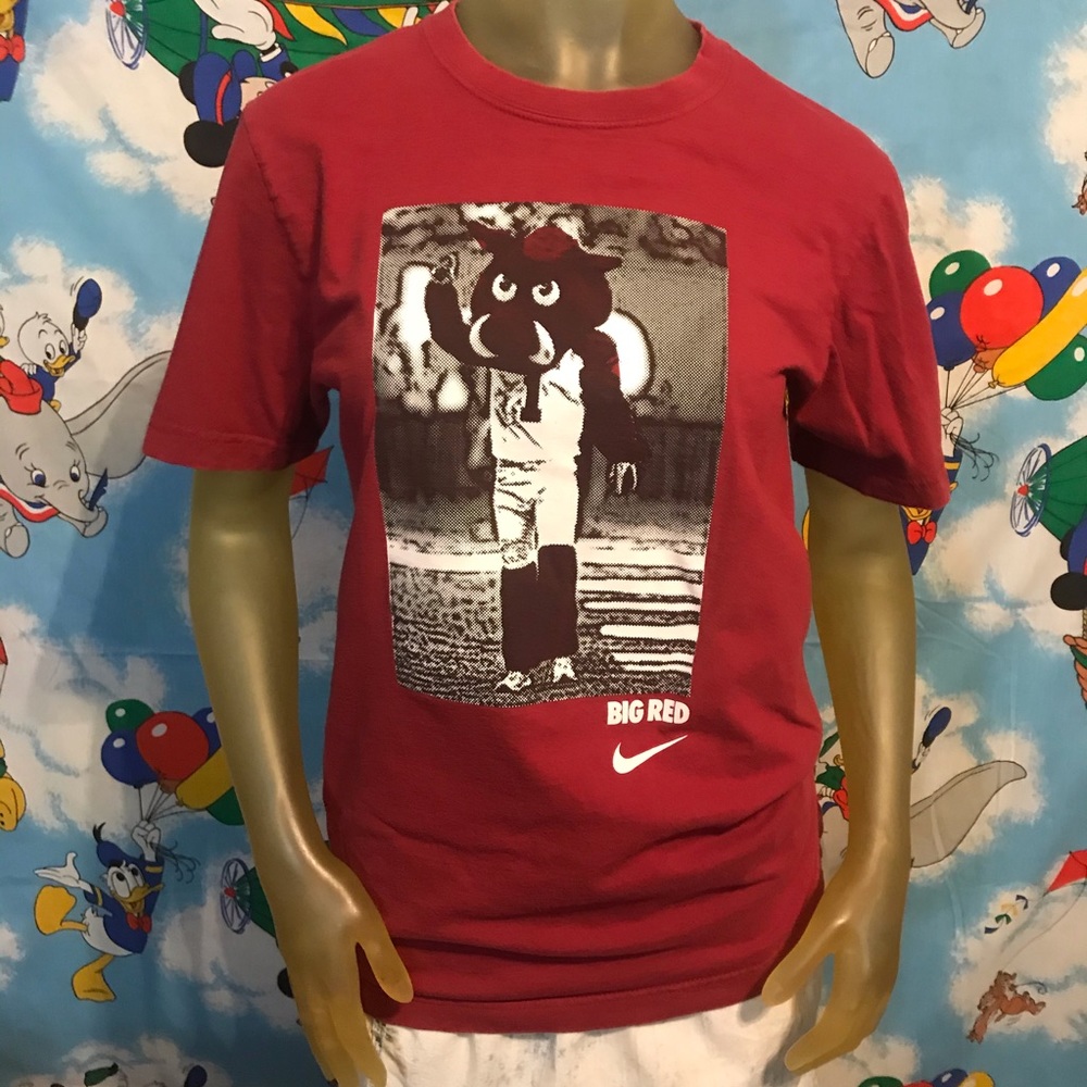 Nike University of Arkansas Big Red Razorbacks Tee